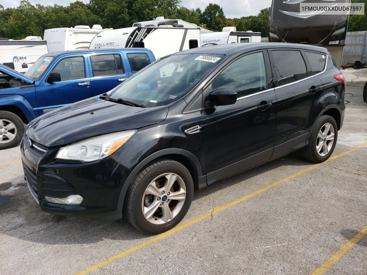 2013 Ford Escape Se VIN: 1FMCU0GXXDUD67597 Lot: 70880824