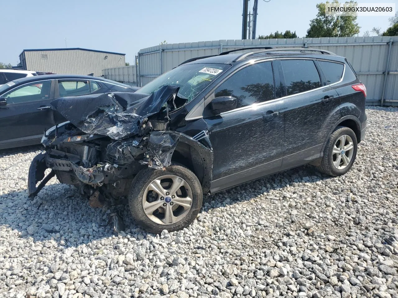 2013 Ford Escape Se VIN: 1FMCU9GX3DUA20603 Lot: 70947234