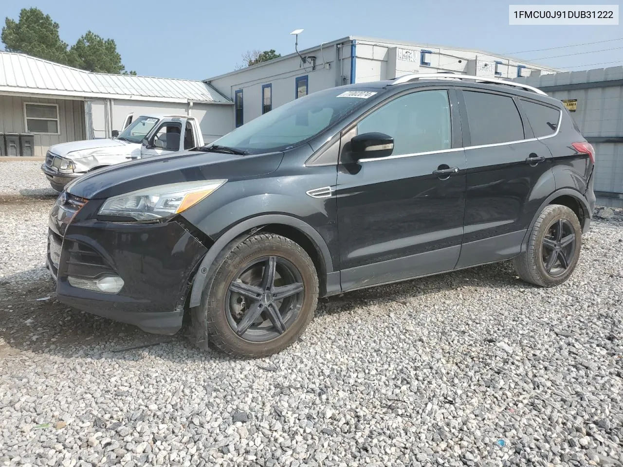 2013 Ford Escape Titanium VIN: 1FMCU0J91DUB31222 Lot: 71002074