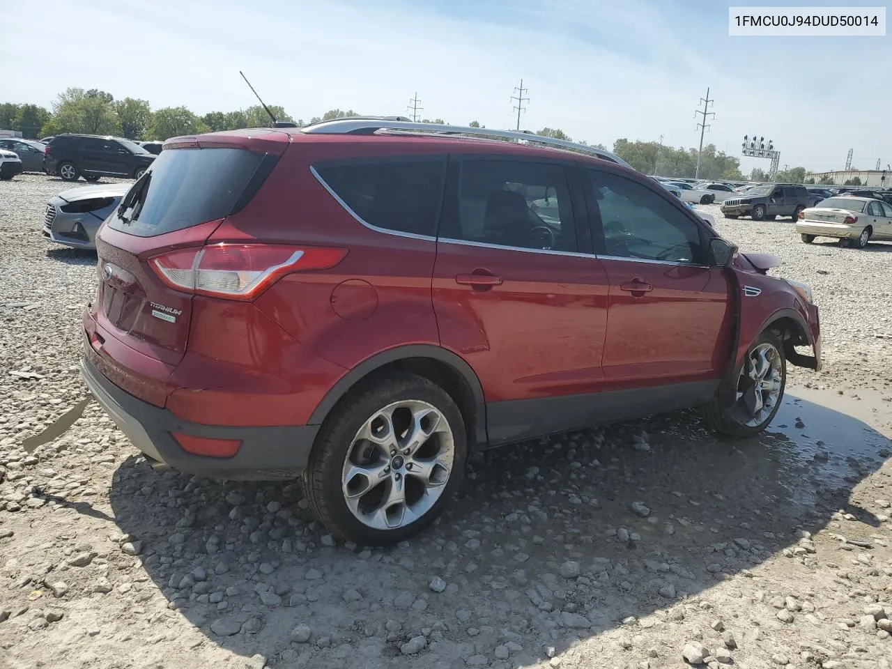 2013 Ford Escape Titanium VIN: 1FMCU0J94DUD50014 Lot: 71248424