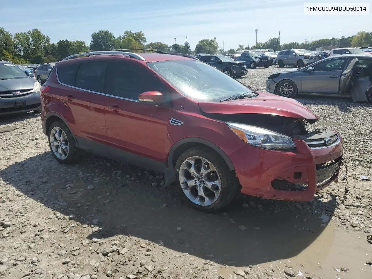 2013 Ford Escape Titanium VIN: 1FMCU0J94DUD50014 Lot: 71248424