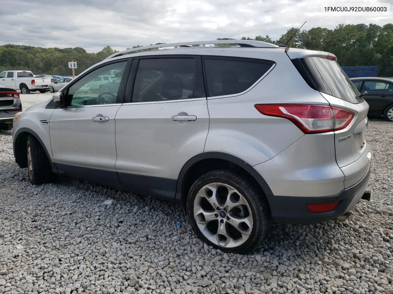 2013 Ford Escape Titanium VIN: 1FMCU0J92DUB60003 Lot: 71713574