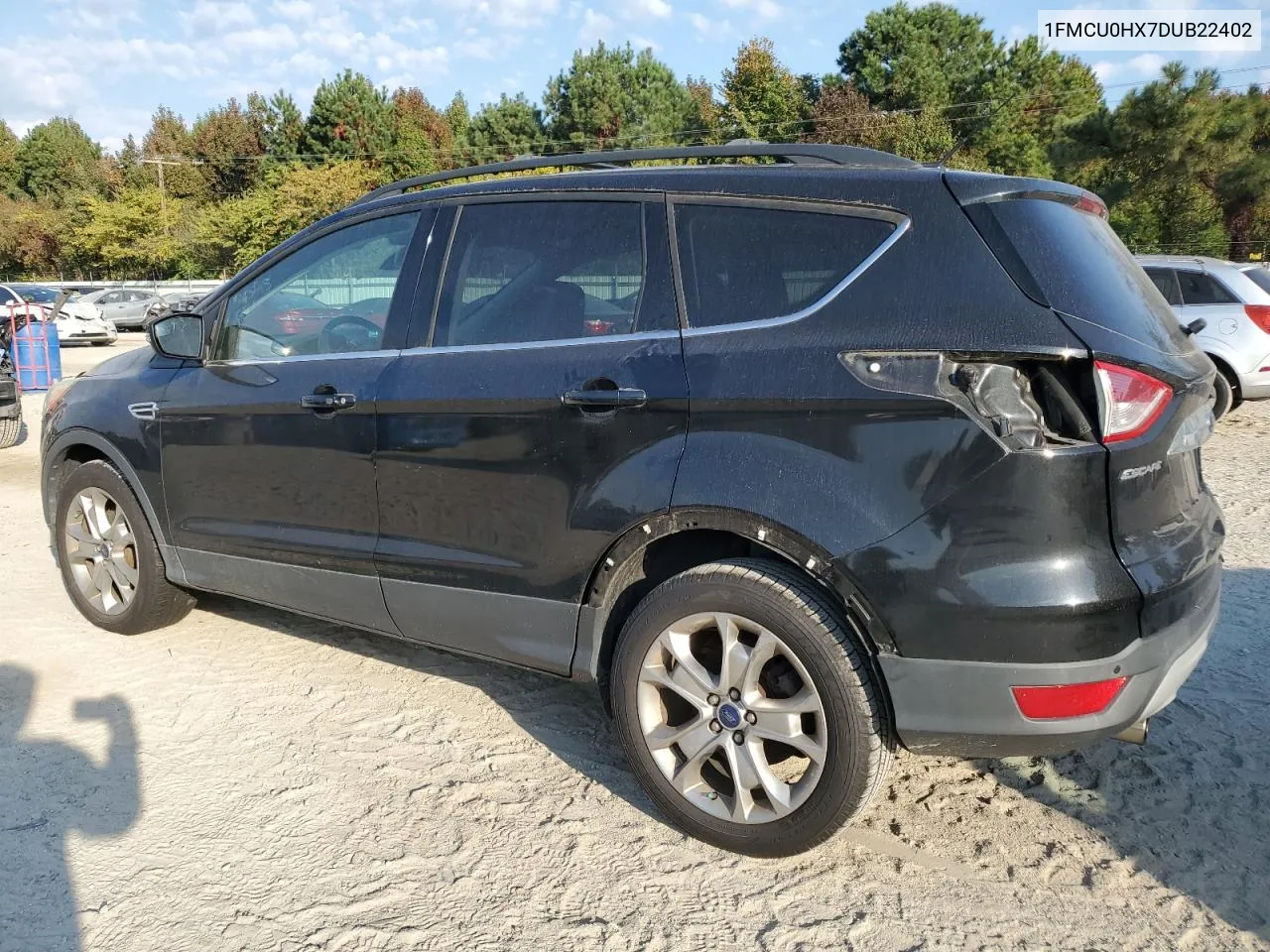 2013 Ford Escape Sel VIN: 1FMCU0HX7DUB22402 Lot: 72376194