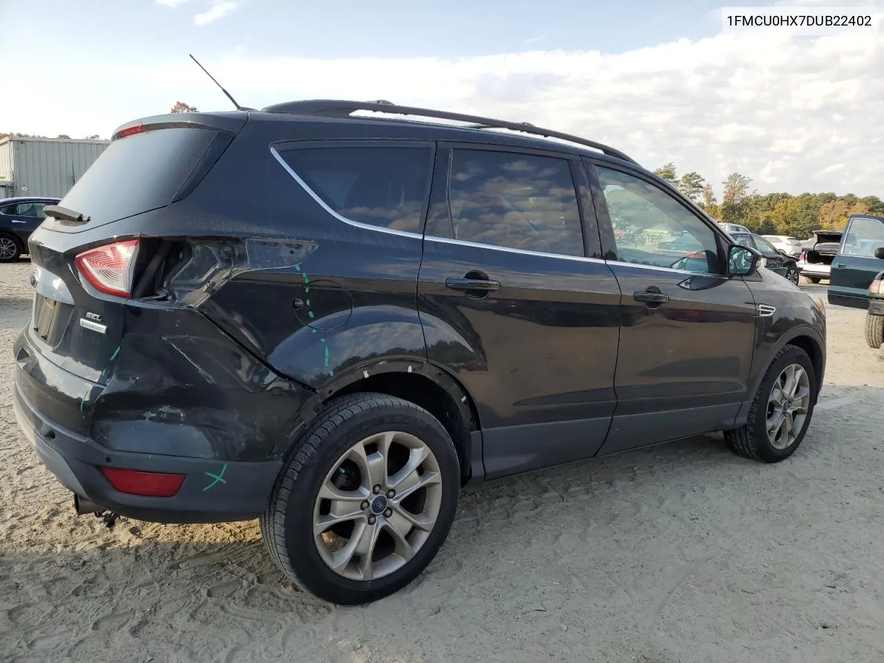 2013 Ford Escape Sel VIN: 1FMCU0HX7DUB22402 Lot: 72376194