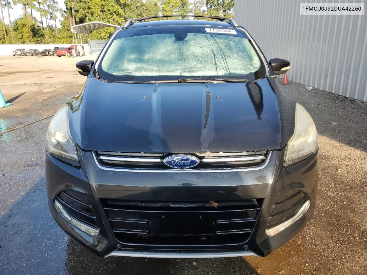 2013 Ford Escape Titanium VIN: 1FMCU0J92DUA42260 Lot: 72505344