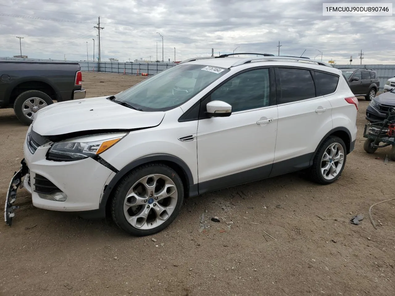 2013 Ford Escape Titanium VIN: 1FMCU0J90DUB90746 Lot: 72767464