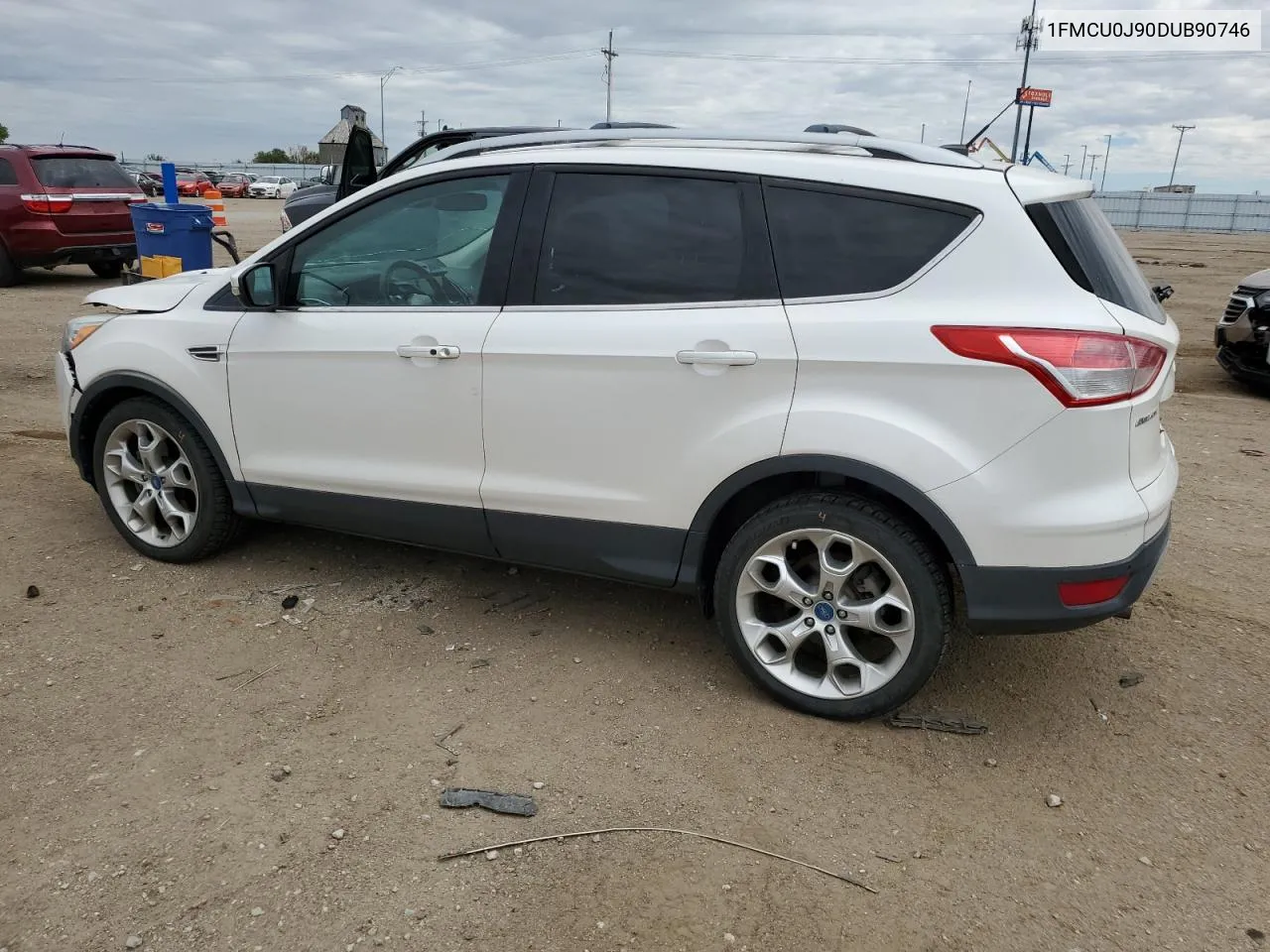 2013 Ford Escape Titanium VIN: 1FMCU0J90DUB90746 Lot: 72767464