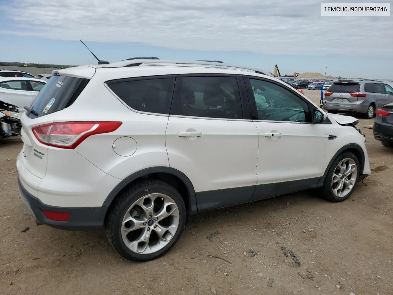 2013 Ford Escape Titanium VIN: 1FMCU0J90DUB90746 Lot: 72767464