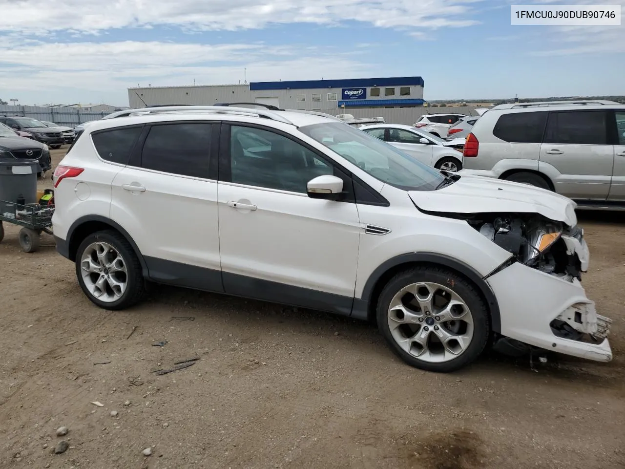 2013 Ford Escape Titanium VIN: 1FMCU0J90DUB90746 Lot: 72767464