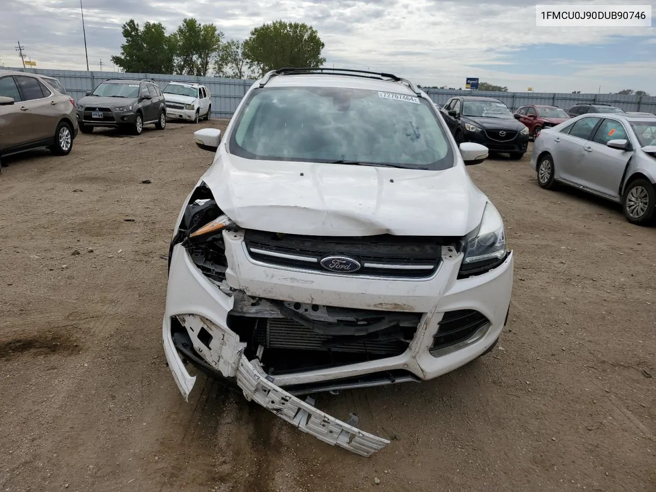 2013 Ford Escape Titanium VIN: 1FMCU0J90DUB90746 Lot: 72767464