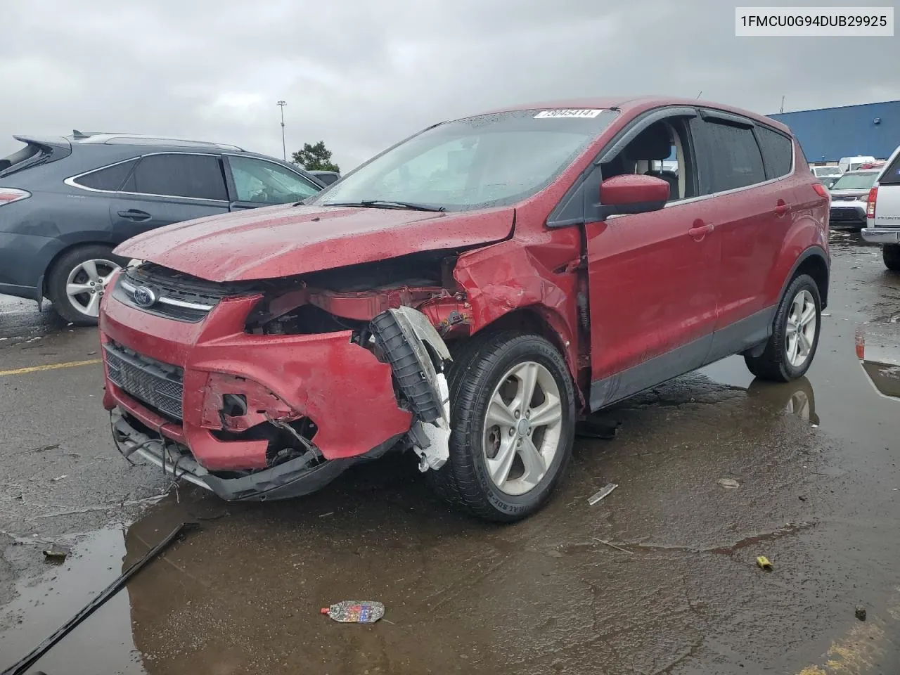 2013 Ford Escape Se VIN: 1FMCU0G94DUB29925 Lot: 73045414