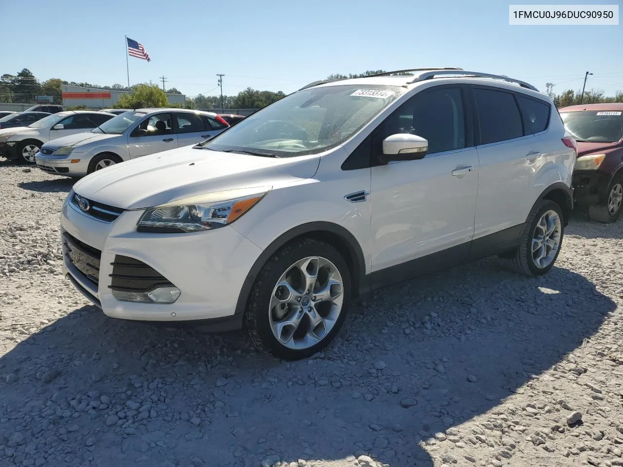 2013 Ford Escape Titanium VIN: 1FMCU0J96DUC90950 Lot: 73315514