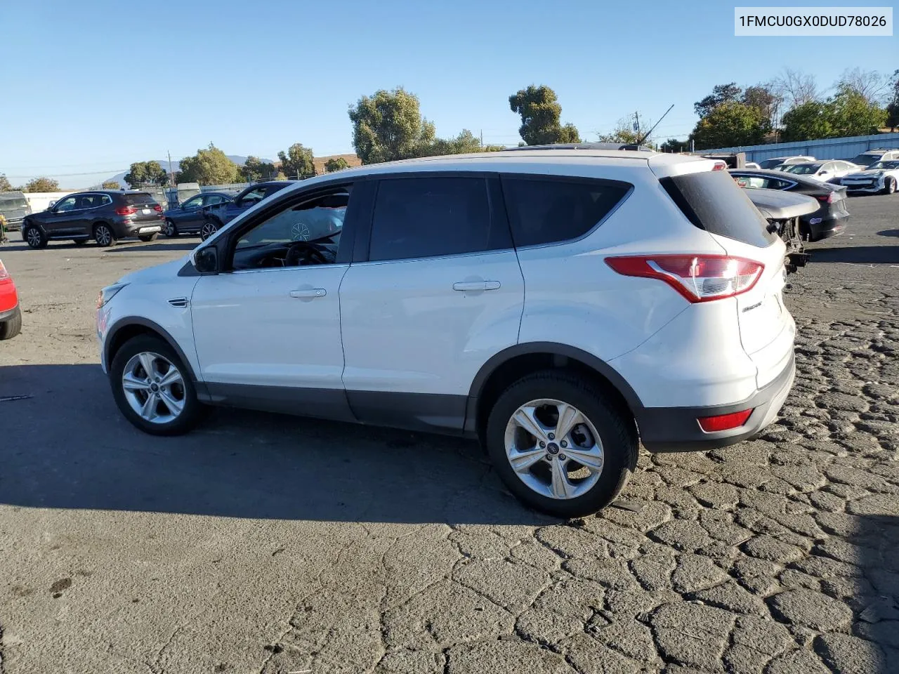 1FMCU0GX0DUD78026 2013 Ford Escape Se