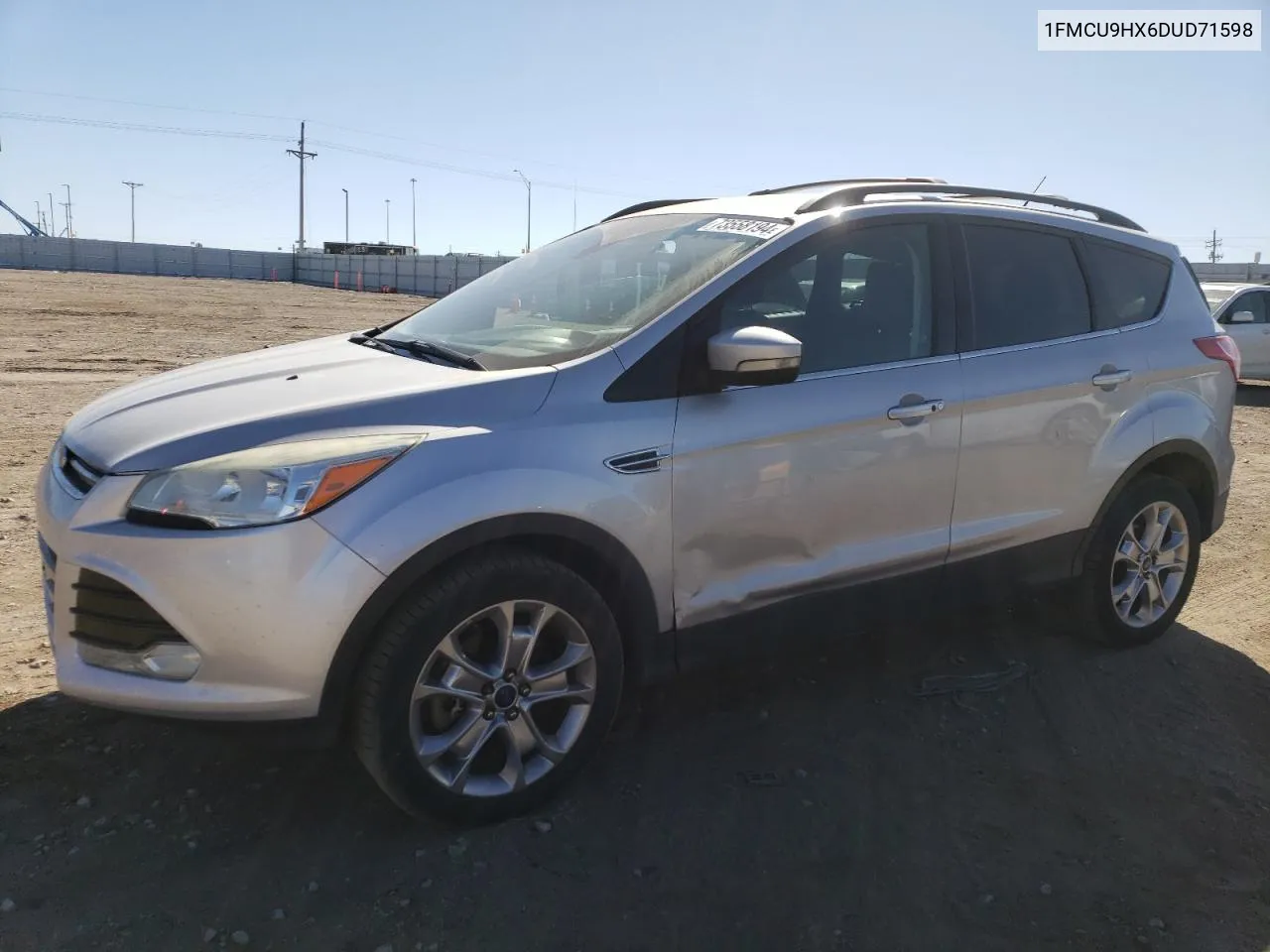 2013 Ford Escape Sel VIN: 1FMCU9HX6DUD71598 Lot: 73558194