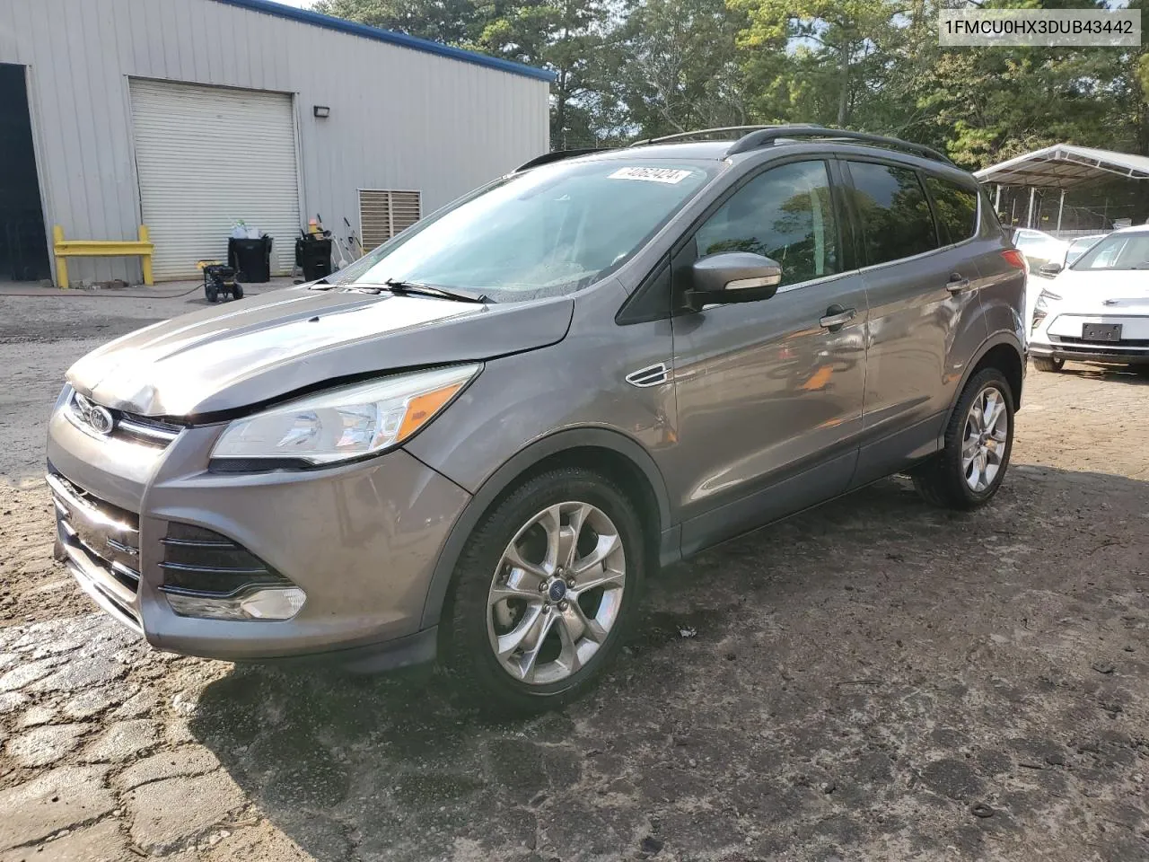 2013 Ford Escape Sel VIN: 1FMCU0HX3DUB43442 Lot: 74062424