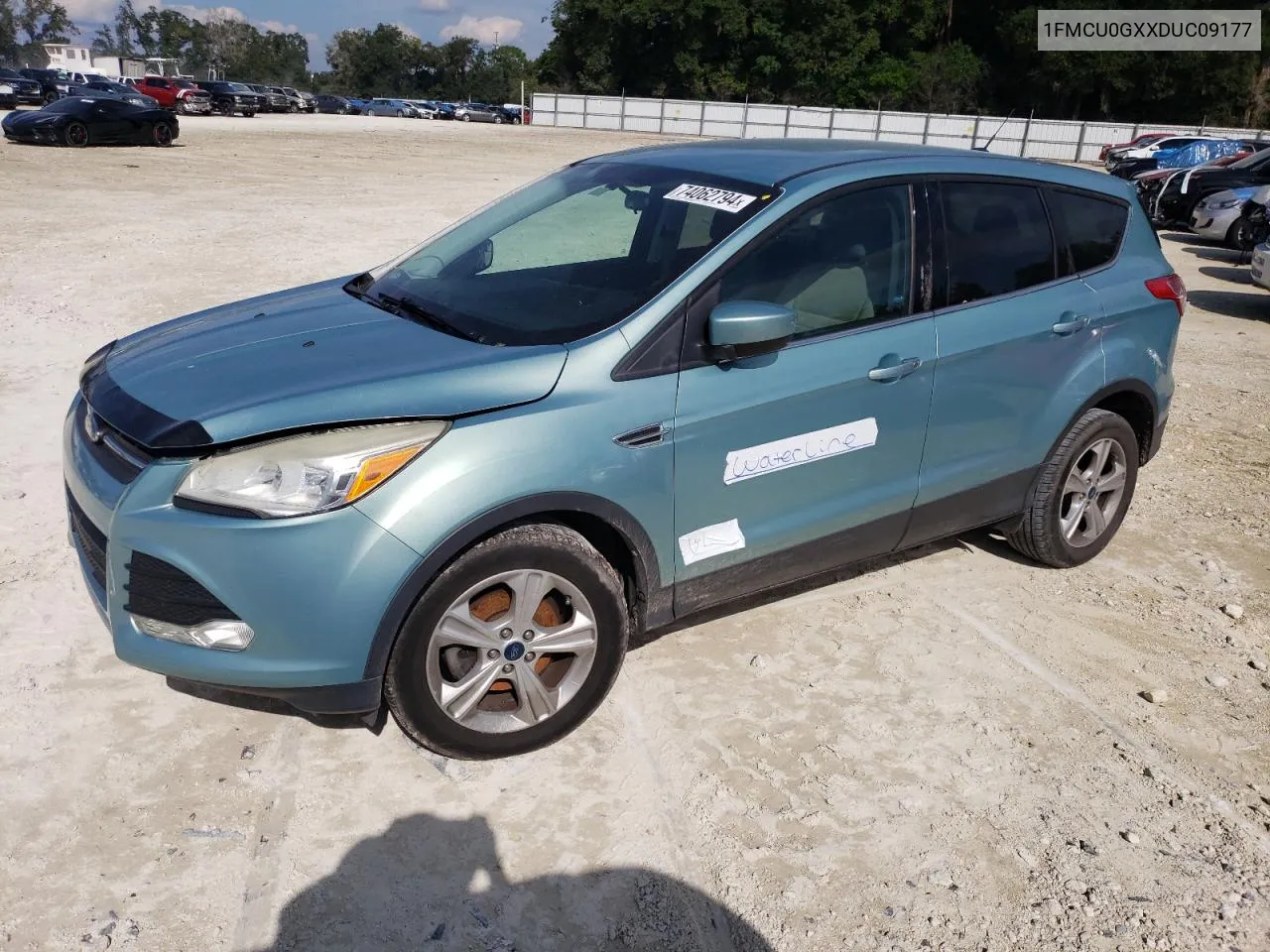 2013 Ford Escape Se VIN: 1FMCU0GXXDUC09177 Lot: 74062794