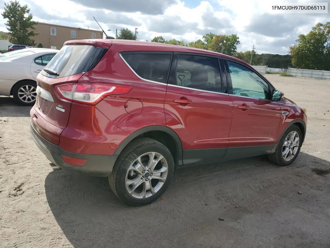 2013 Ford Escape Sel VIN: 1FMCU0H97DUD65113 Lot: 74289404