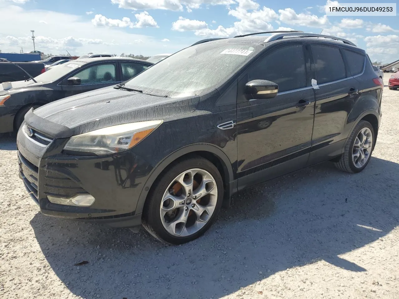 2013 Ford Escape Titanium VIN: 1FMCU0J96DUD49253 Lot: 74477744