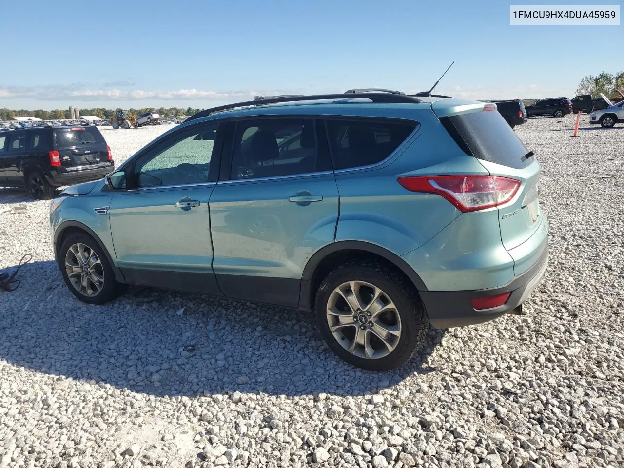 2013 Ford Escape Sel VIN: 1FMCU9HX4DUA45959 Lot: 74674754