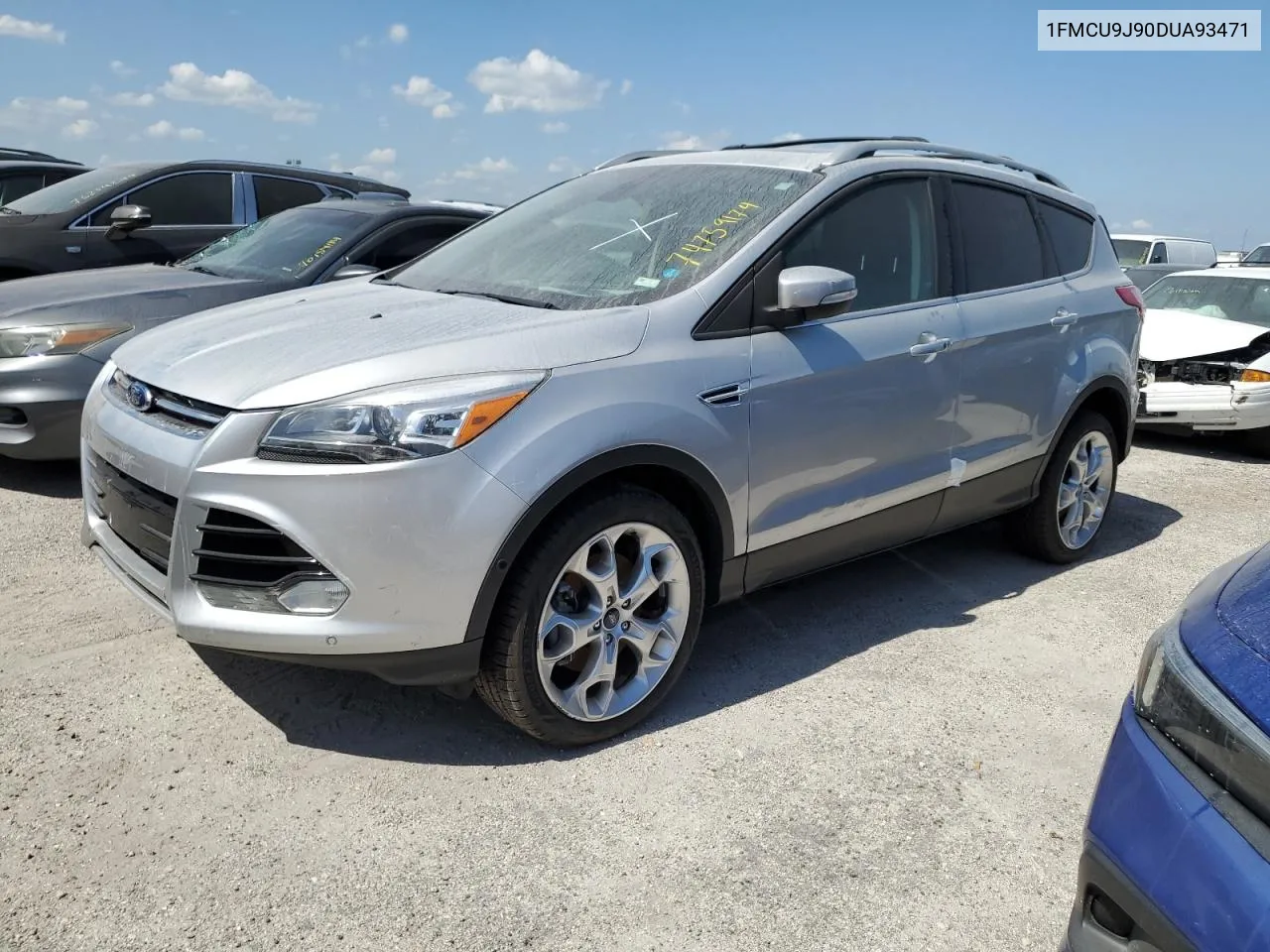 2013 Ford Escape Titanium VIN: 1FMCU9J90DUA93471 Lot: 74759174