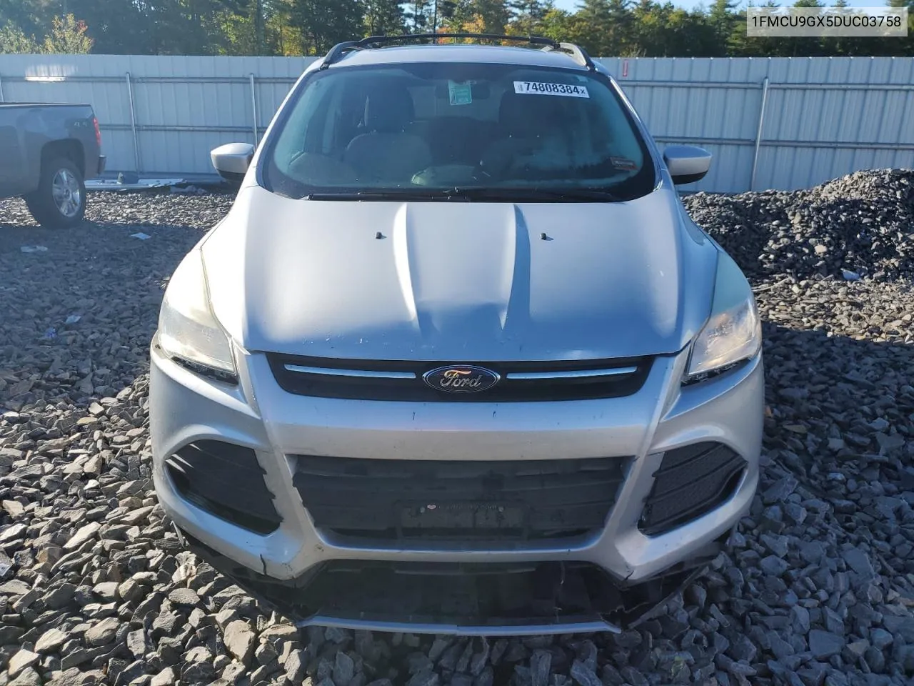 2013 Ford Escape Se VIN: 1FMCU9GX5DUC03758 Lot: 74808384