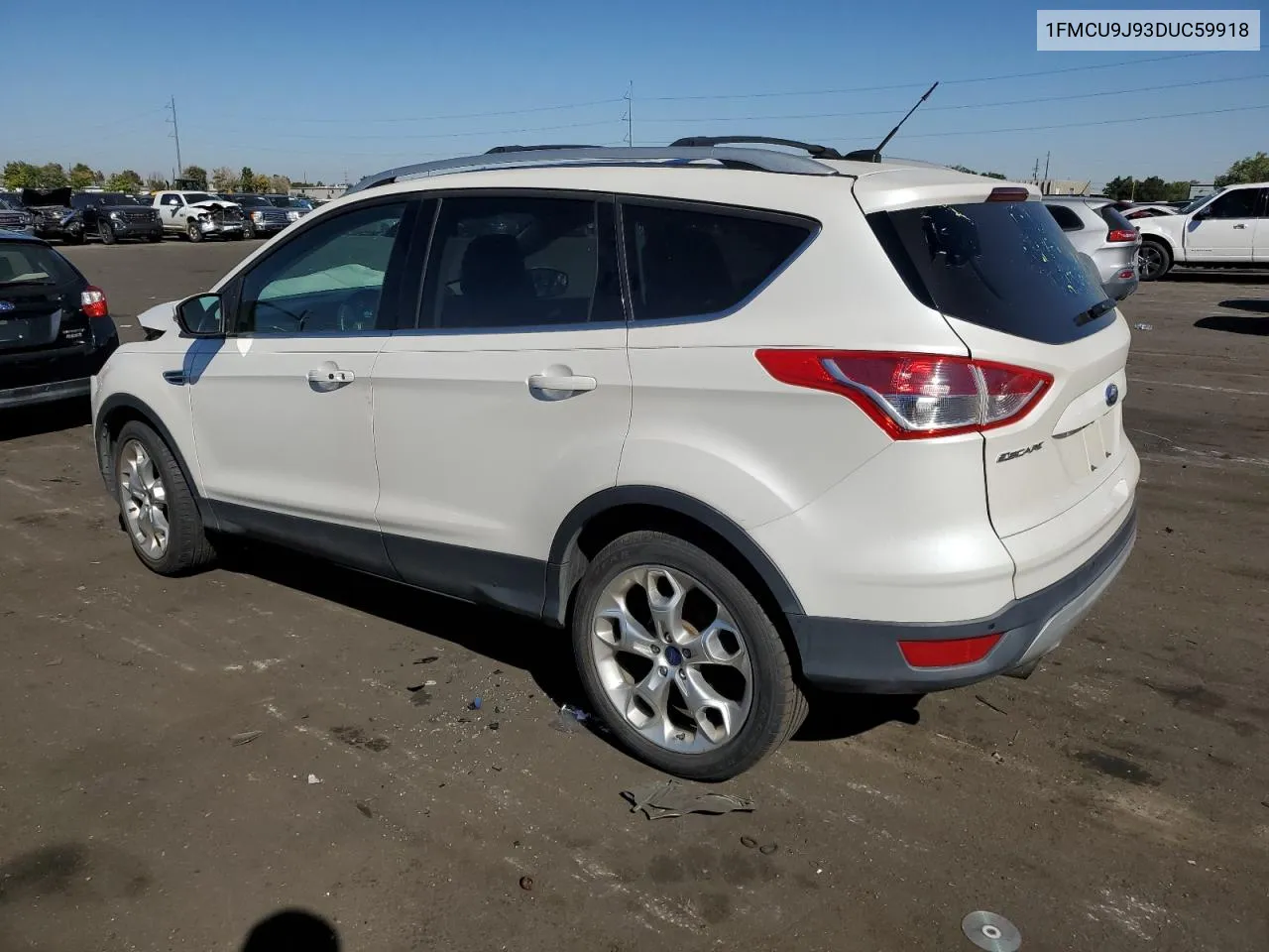 2013 Ford Escape Titanium VIN: 1FMCU9J93DUC59918 Lot: 74917124