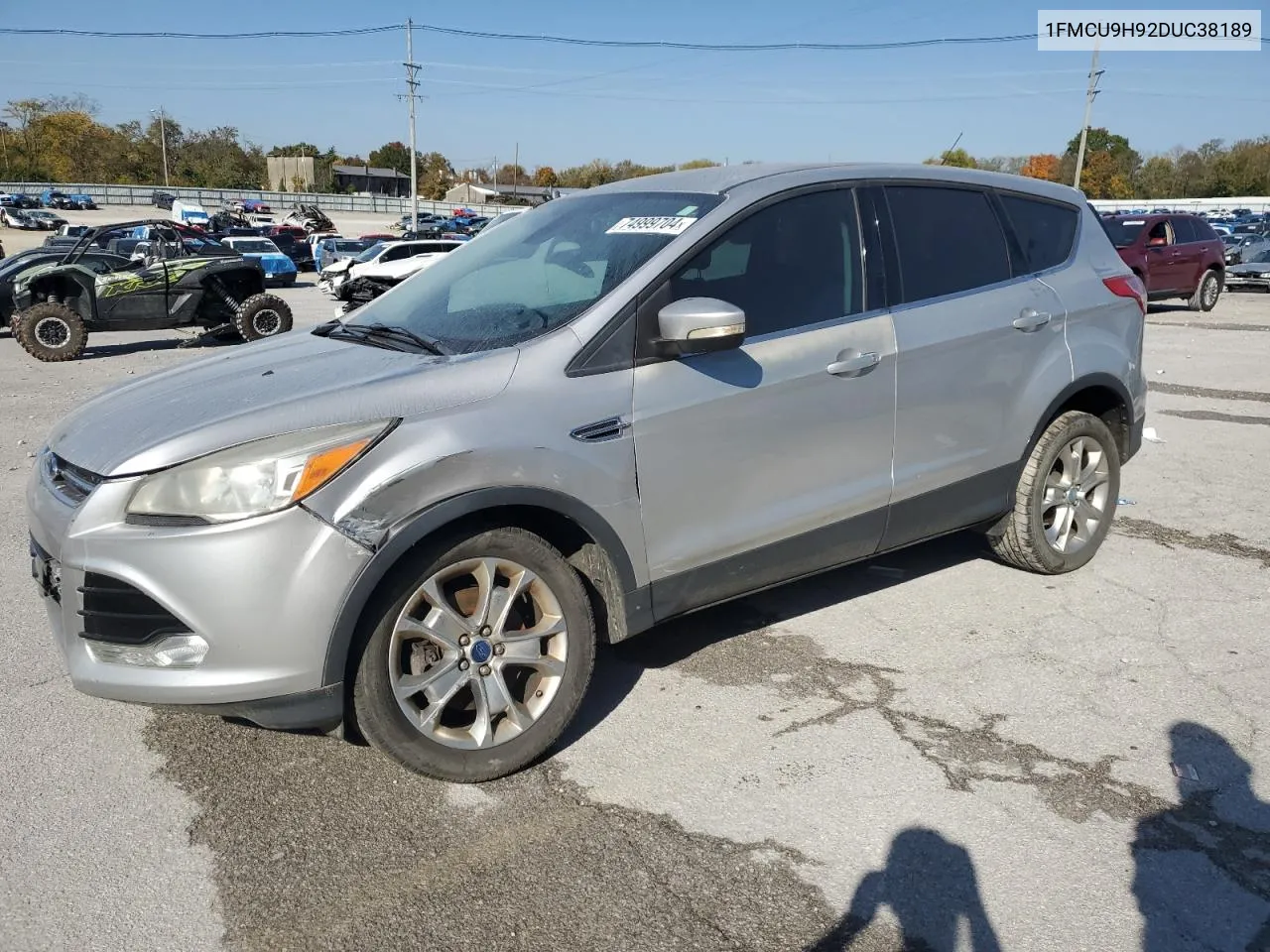 2013 Ford Escape Sel VIN: 1FMCU9H92DUC38189 Lot: 74999704