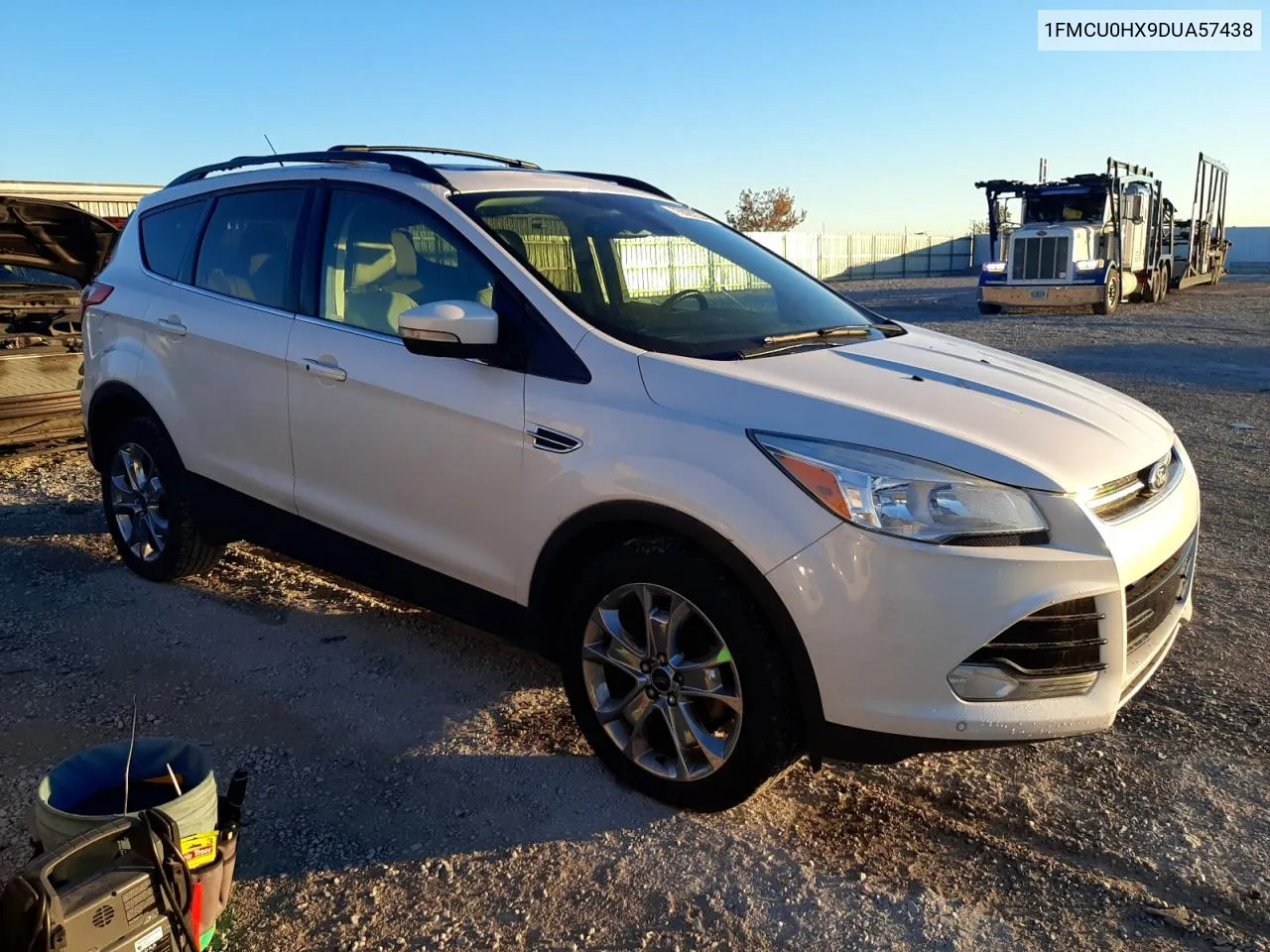 2013 Ford Escape Sel VIN: 1FMCU0HX9DUA57438 Lot: 75020234