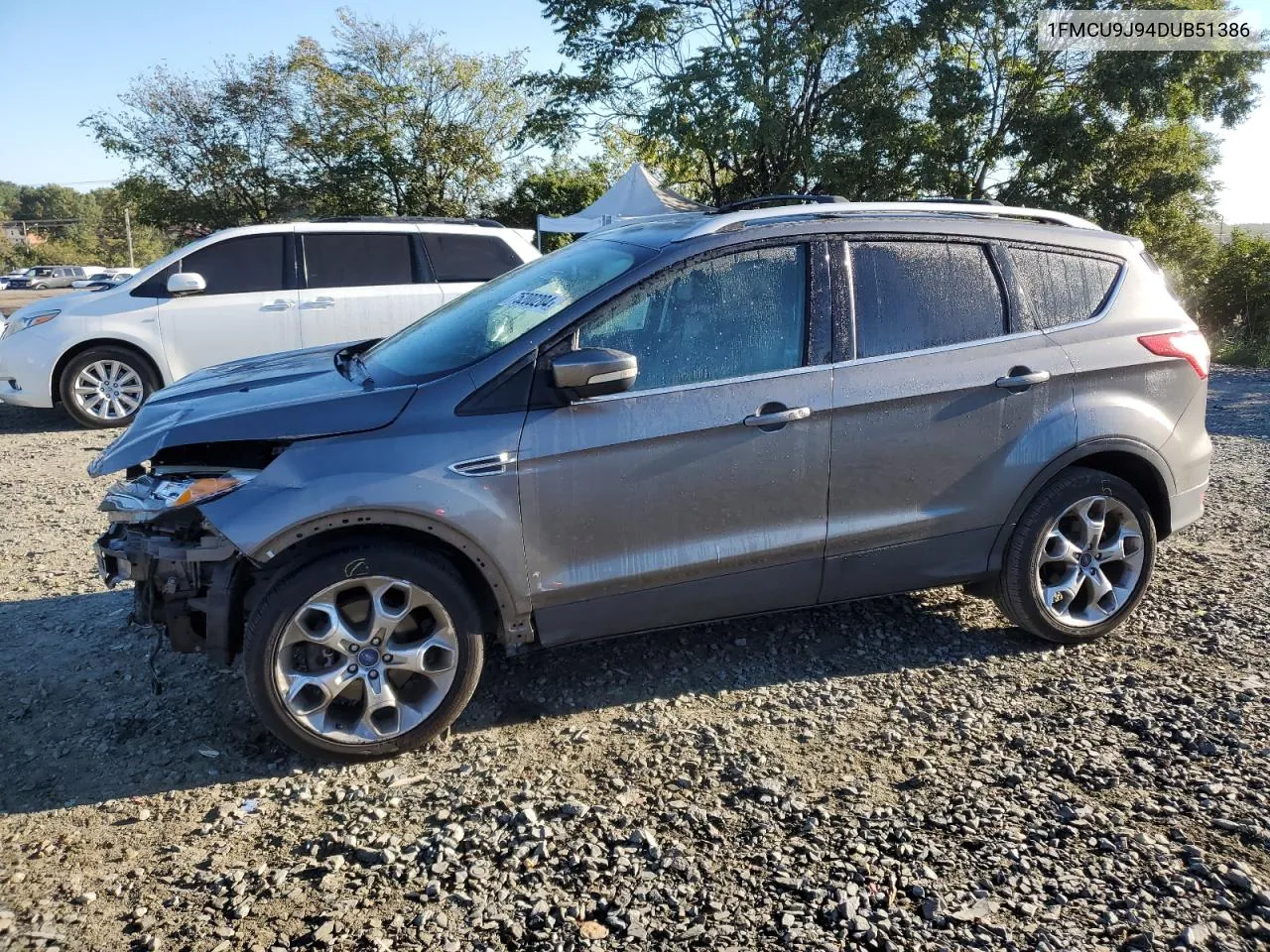 2013 Ford Escape Titanium VIN: 1FMCU9J94DUB51386 Lot: 75200204