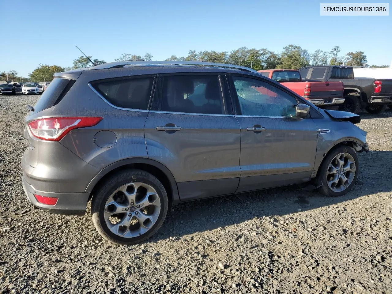 2013 Ford Escape Titanium VIN: 1FMCU9J94DUB51386 Lot: 75200204