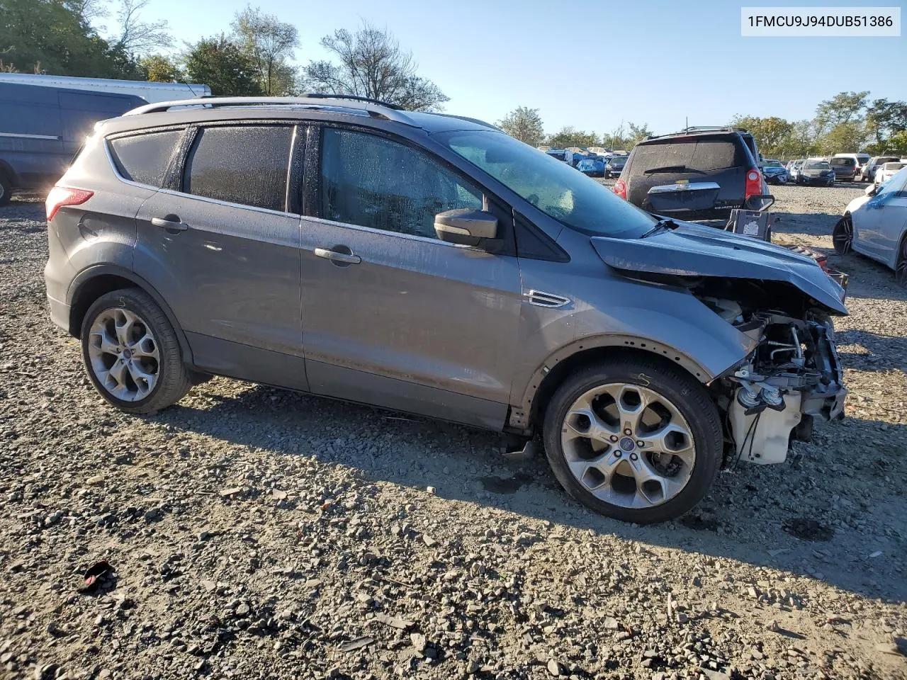 2013 Ford Escape Titanium VIN: 1FMCU9J94DUB51386 Lot: 75200204