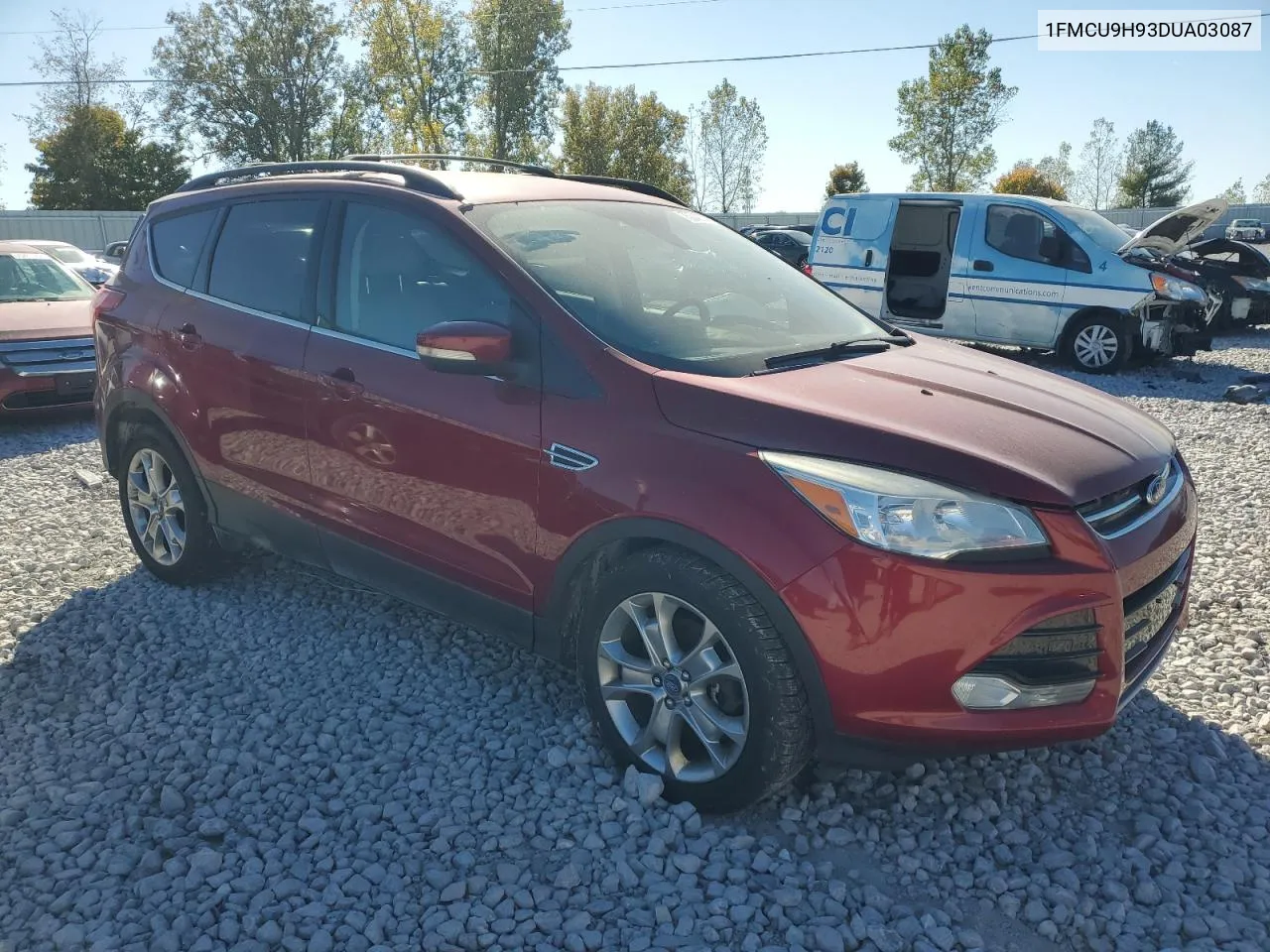 2013 Ford Escape Sel VIN: 1FMCU9H93DUA03087 Lot: 75243374