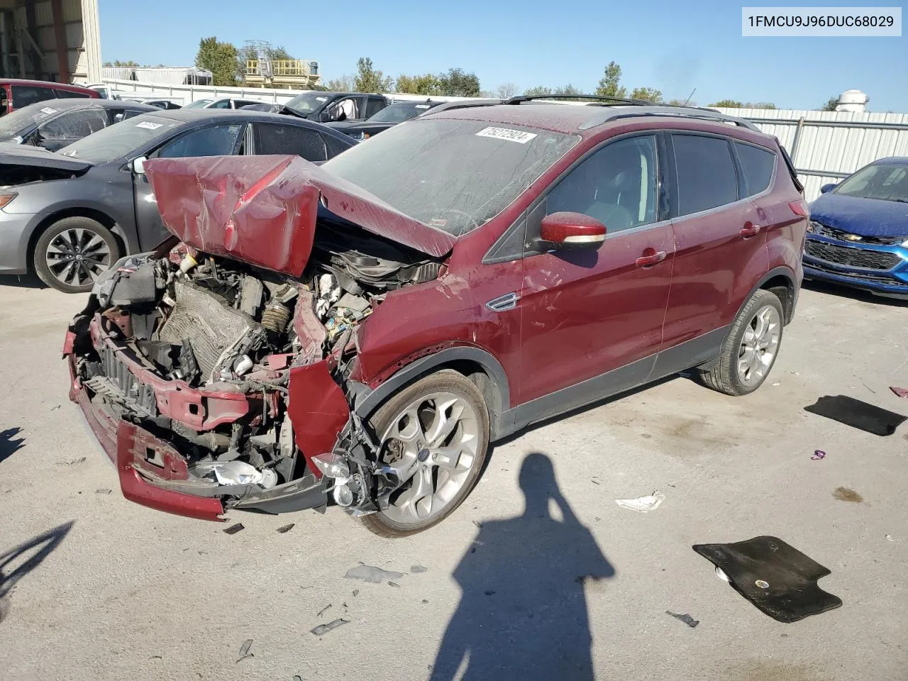 2013 Ford Escape Titanium VIN: 1FMCU9J96DUC68029 Lot: 75272924