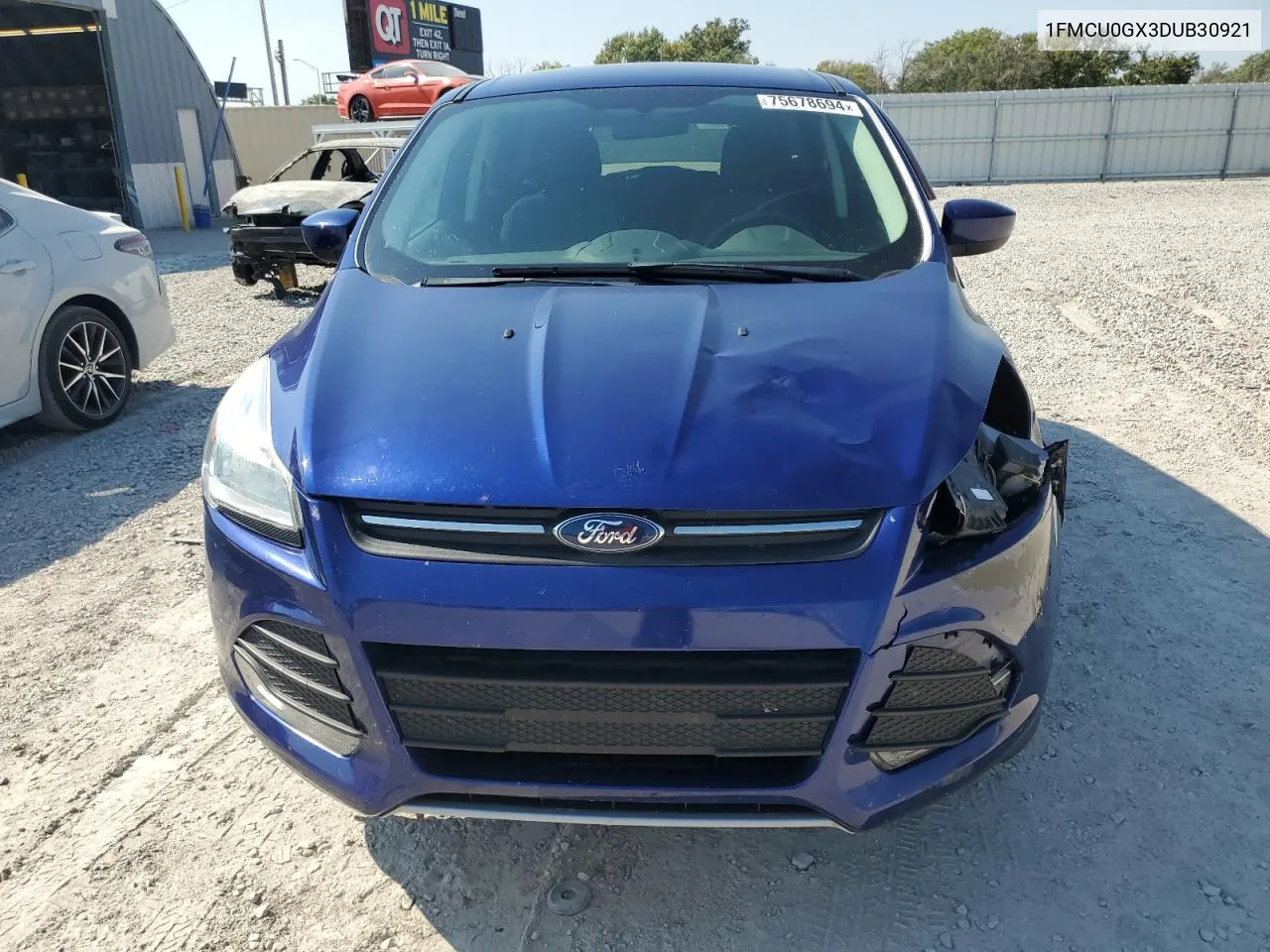 2013 Ford Escape Se VIN: 1FMCU0GX3DUB30921 Lot: 75678694