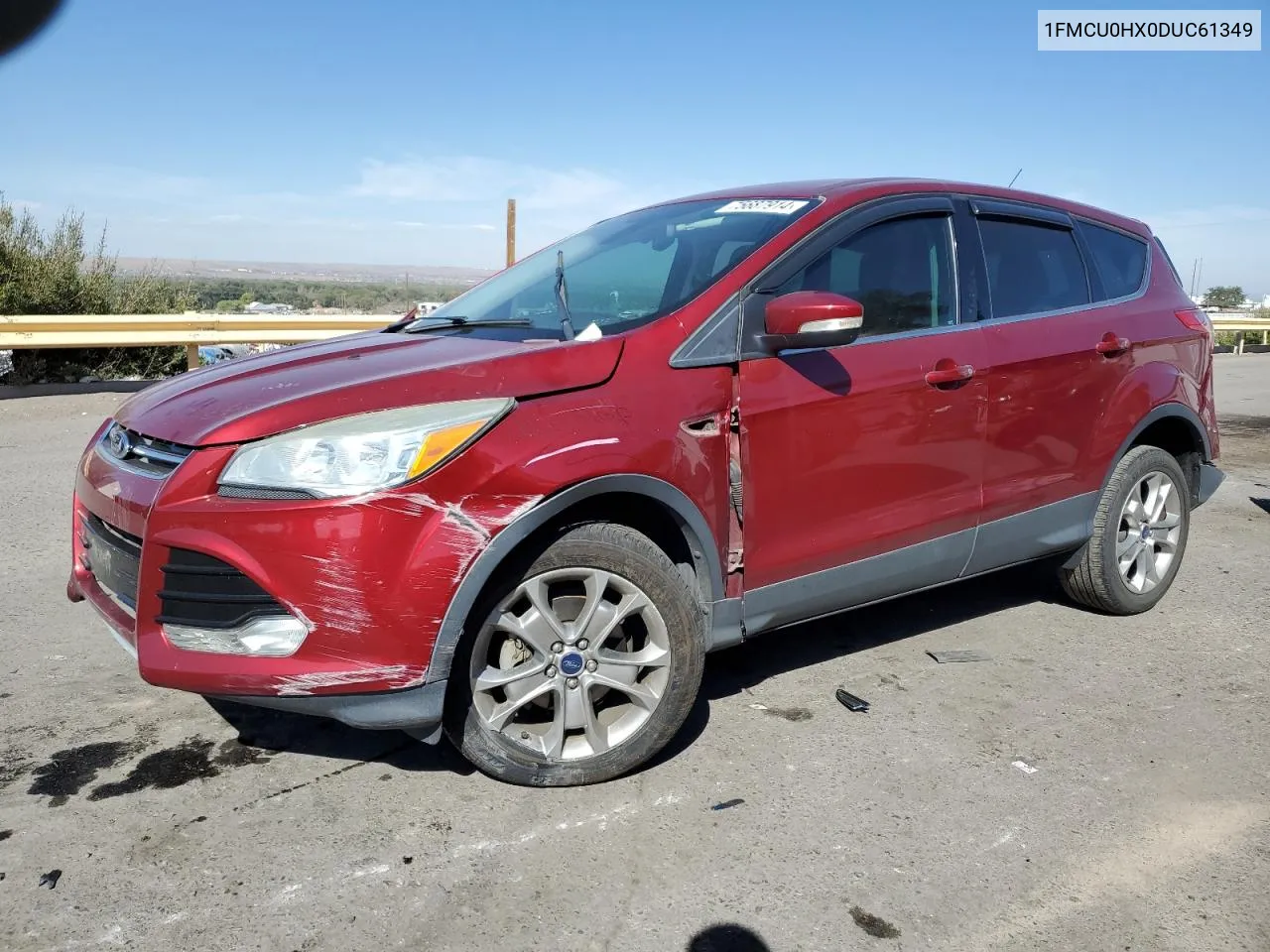 2013 Ford Escape Sel VIN: 1FMCU0HX0DUC61349 Lot: 75687914