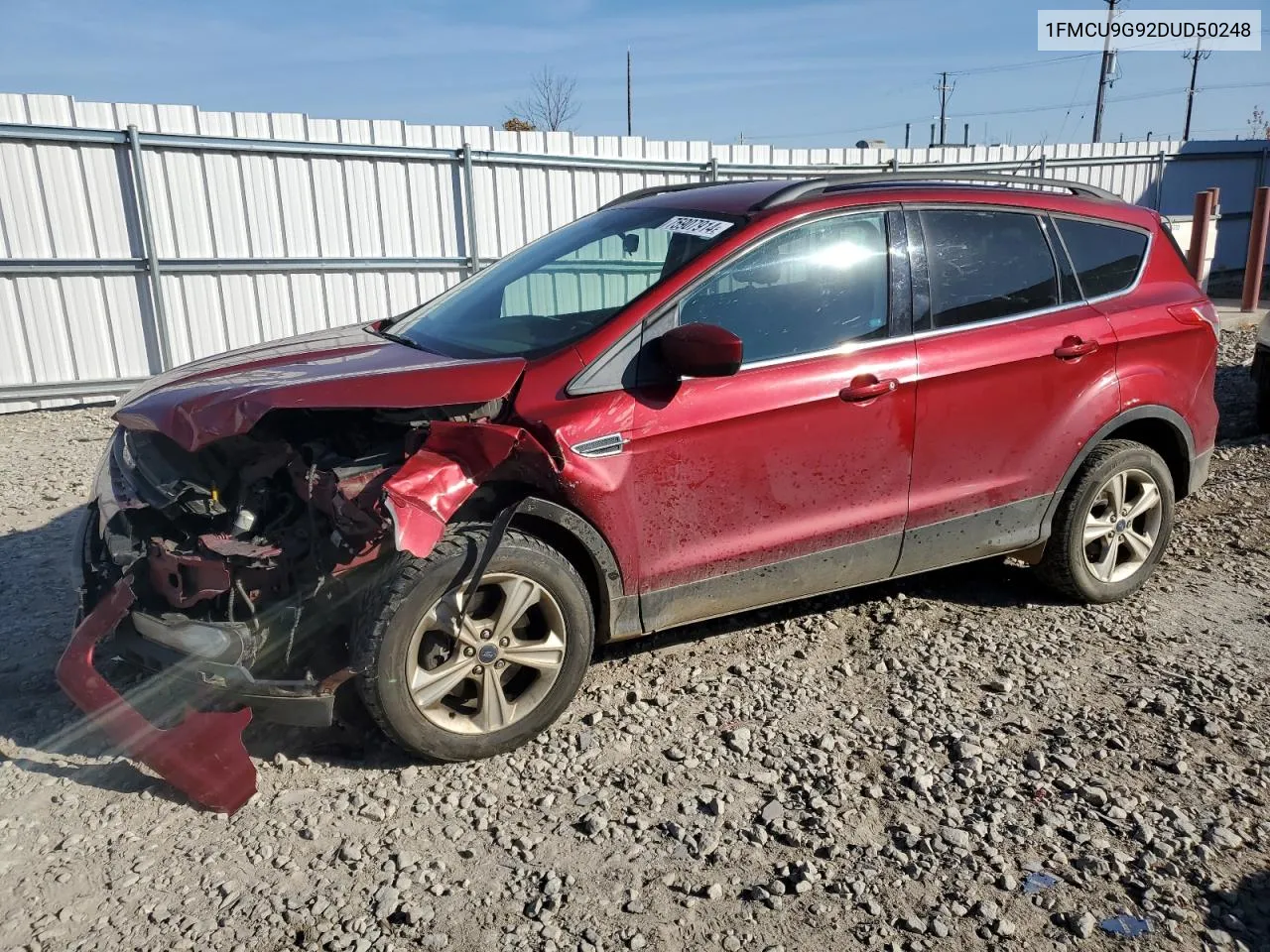 2013 Ford Escape Se VIN: 1FMCU9G92DUD50248 Lot: 75907914