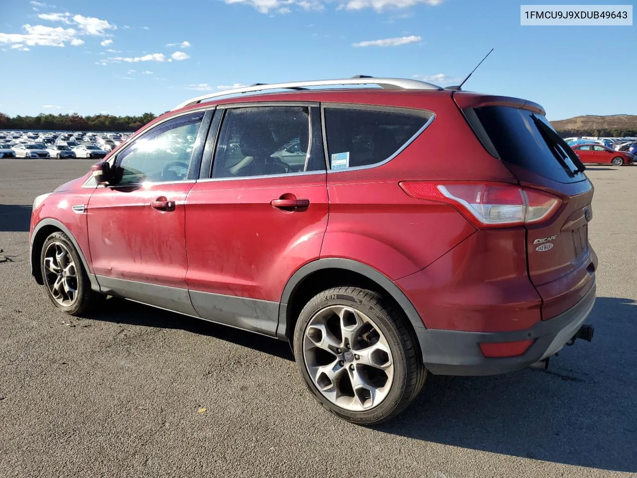 2013 Ford Escape Titanium VIN: 1FMCU9J9XDUB49643 Lot: 75999704