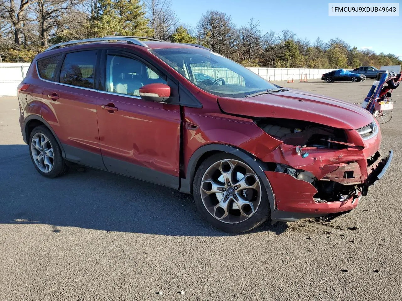 2013 Ford Escape Titanium VIN: 1FMCU9J9XDUB49643 Lot: 75999704