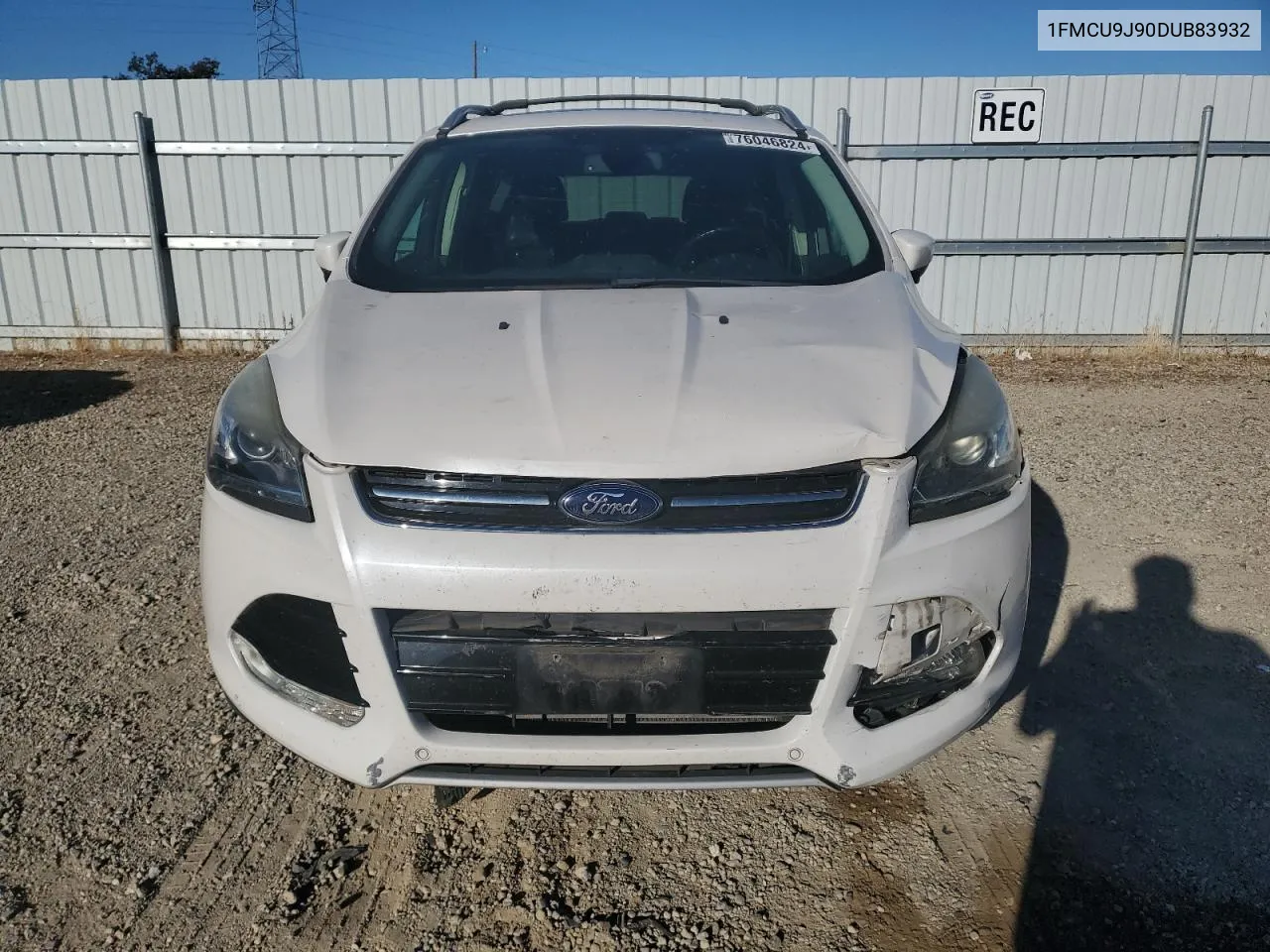 2013 Ford Escape Titanium VIN: 1FMCU9J90DUB83932 Lot: 76046824