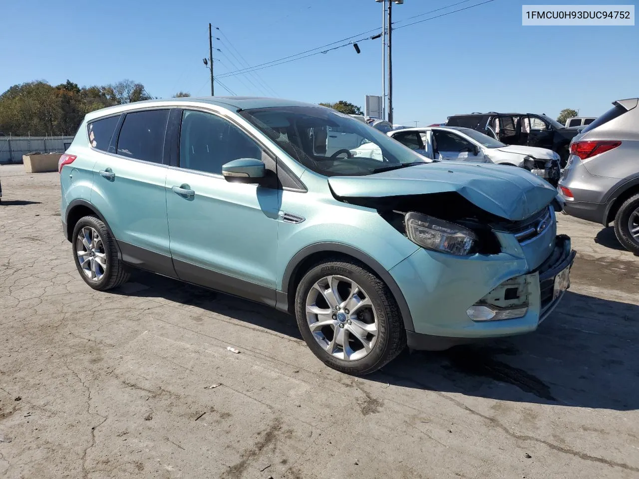 2013 Ford Escape Sel VIN: 1FMCU0H93DUC94752 Lot: 76266704