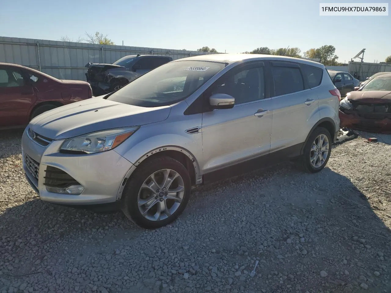 2013 Ford Escape Sel VIN: 1FMCU9HX7DUA79863 Lot: 76338664