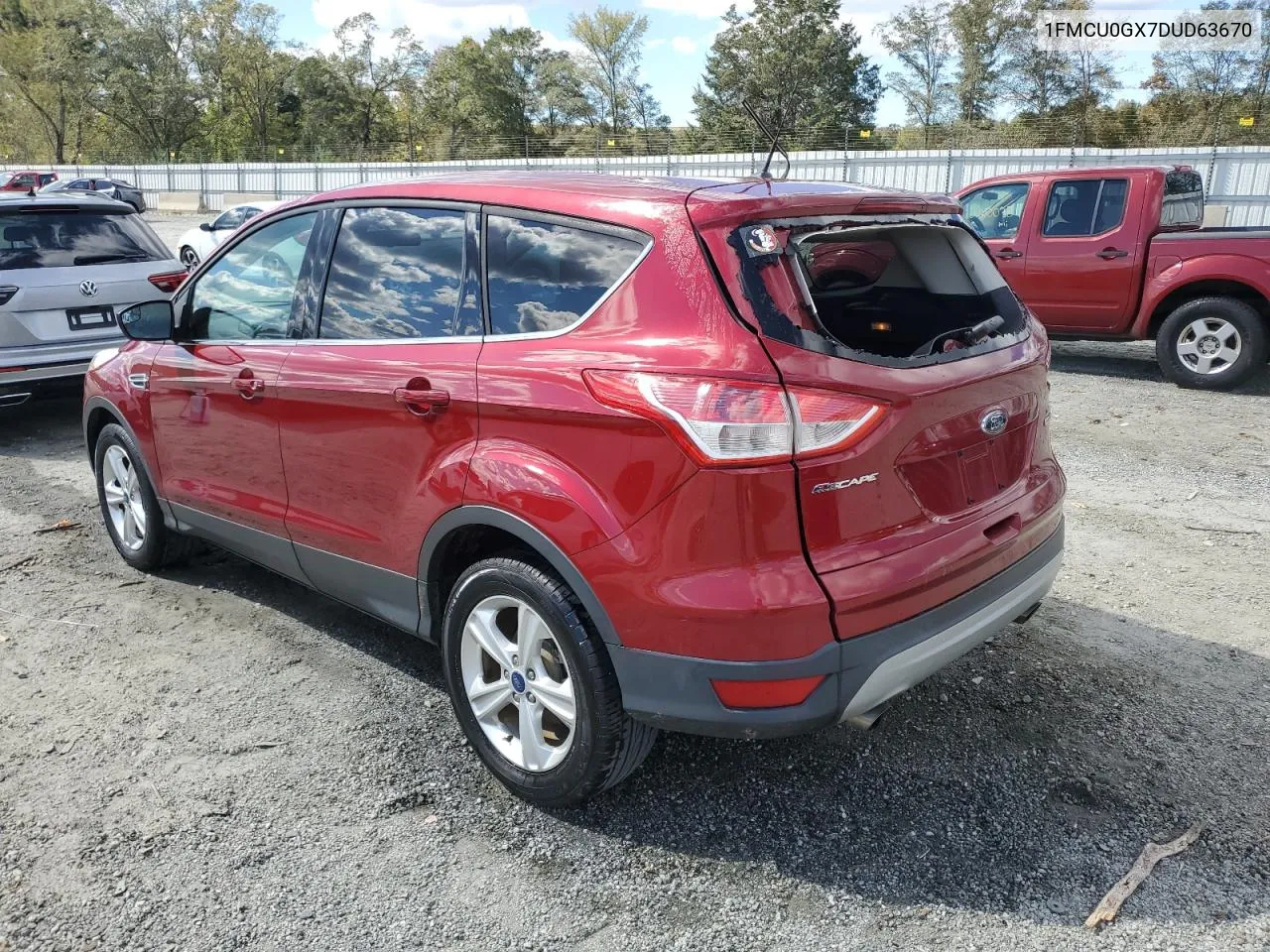 2013 Ford Escape Se VIN: 1FMCU0GX7DUD63670 Lot: 76528664