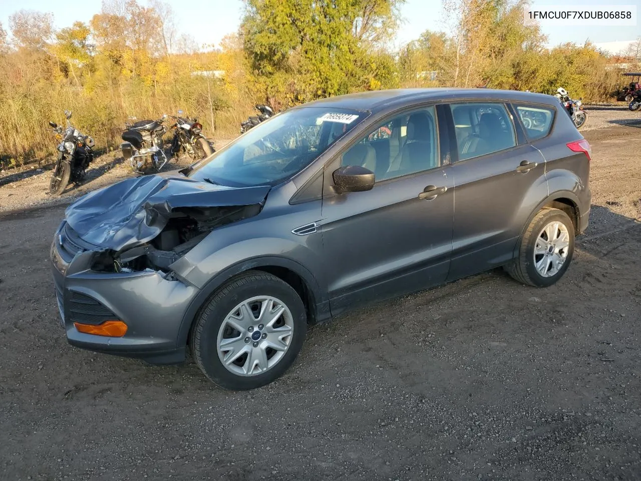 2013 Ford Escape S VIN: 1FMCU0F7XDUB06858 Lot: 76959374