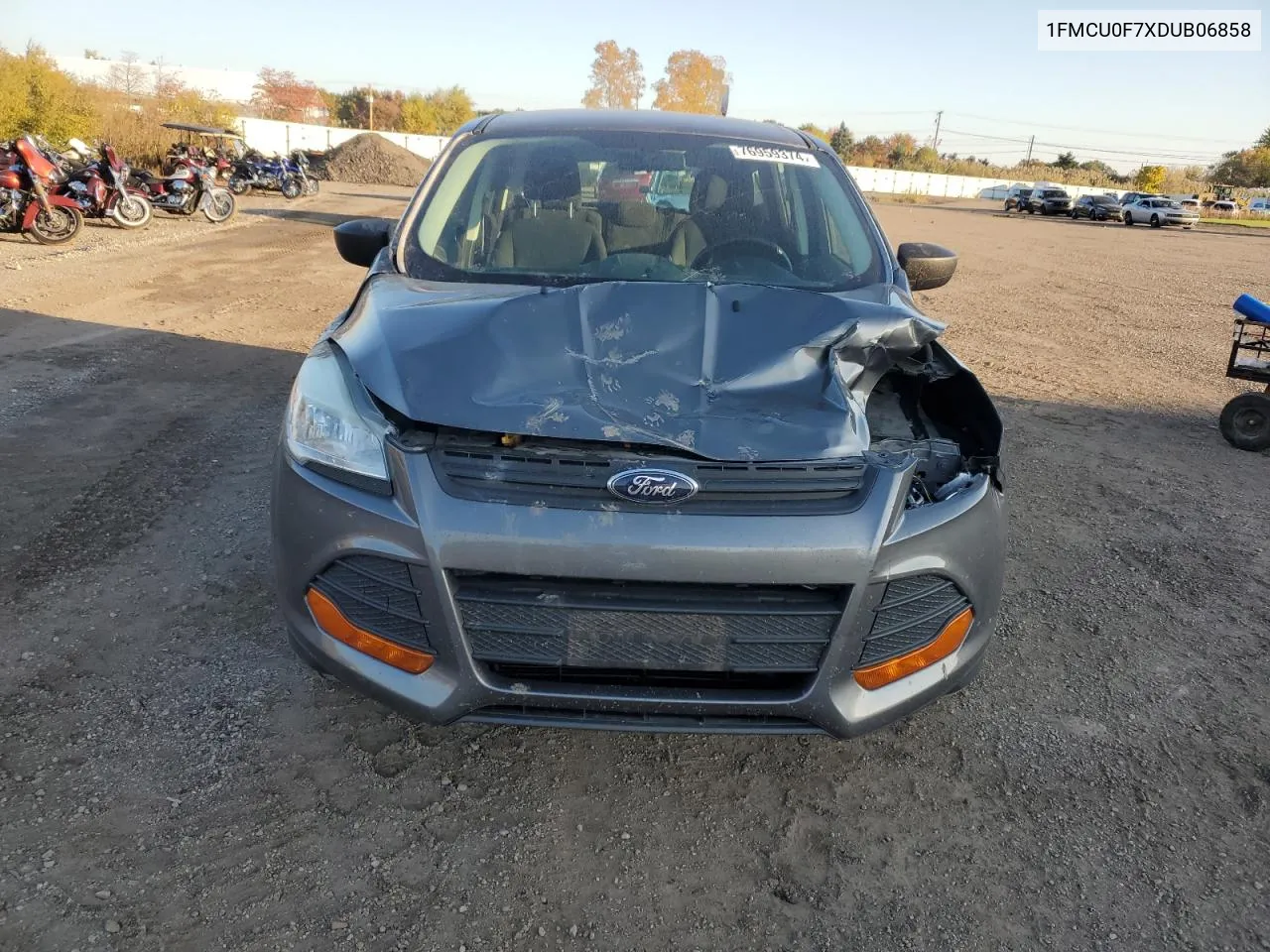 2013 Ford Escape S VIN: 1FMCU0F7XDUB06858 Lot: 76959374