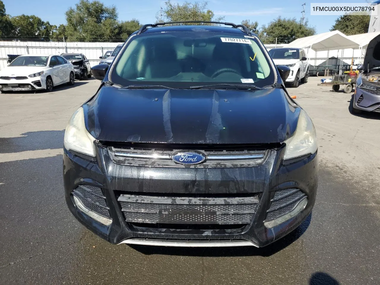 2013 Ford Escape Se VIN: 1FMCU0GX5DUC78794 Lot: 77027714