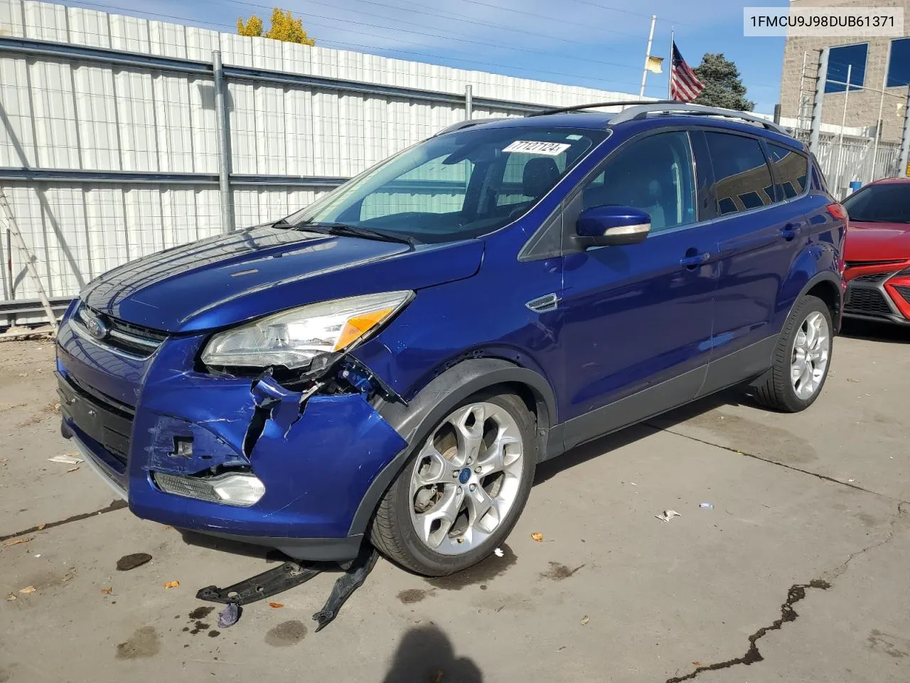 2013 Ford Escape Titanium VIN: 1FMCU9J98DUB61371 Lot: 77127124