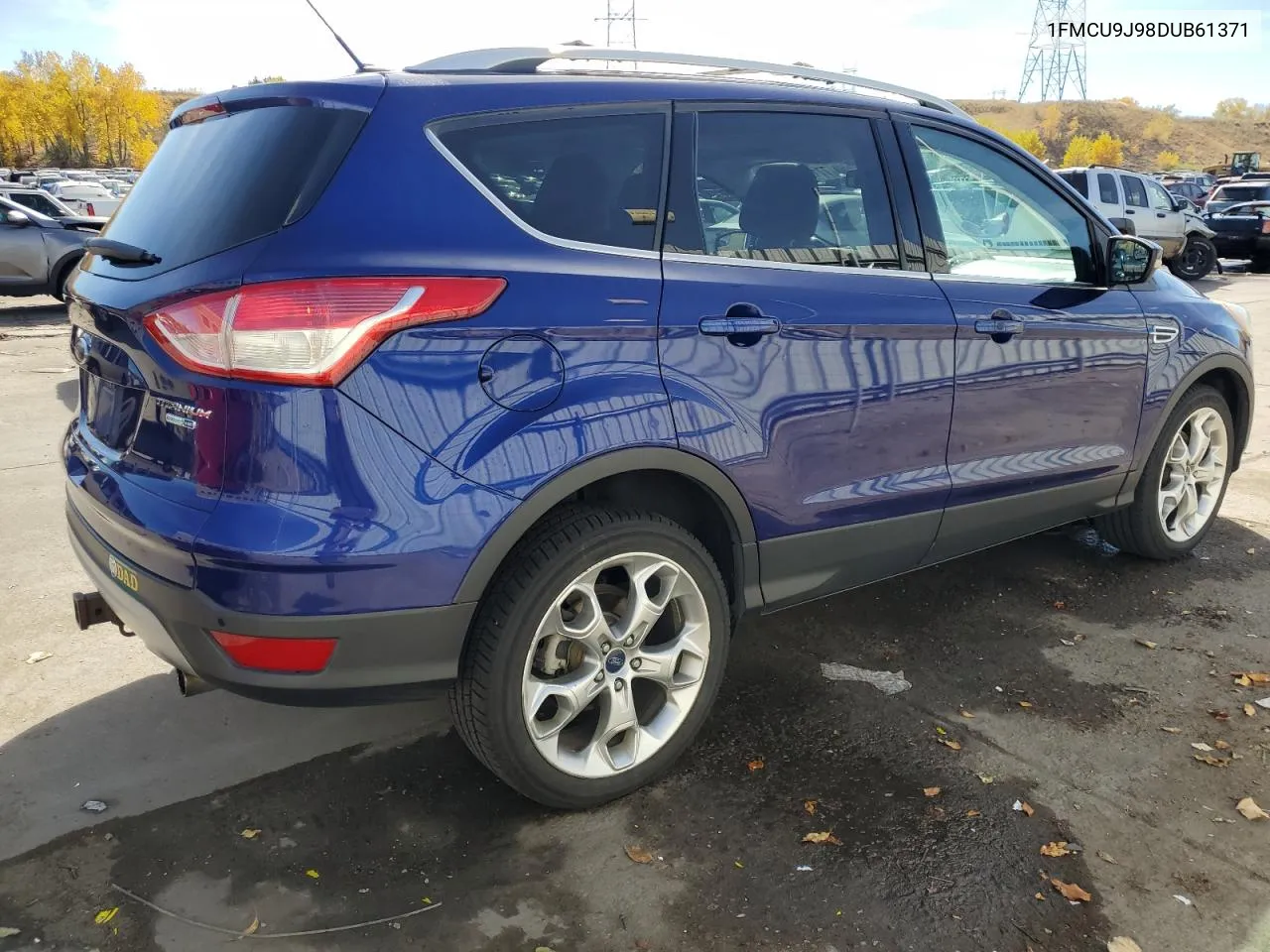 2013 Ford Escape Titanium VIN: 1FMCU9J98DUB61371 Lot: 77127124