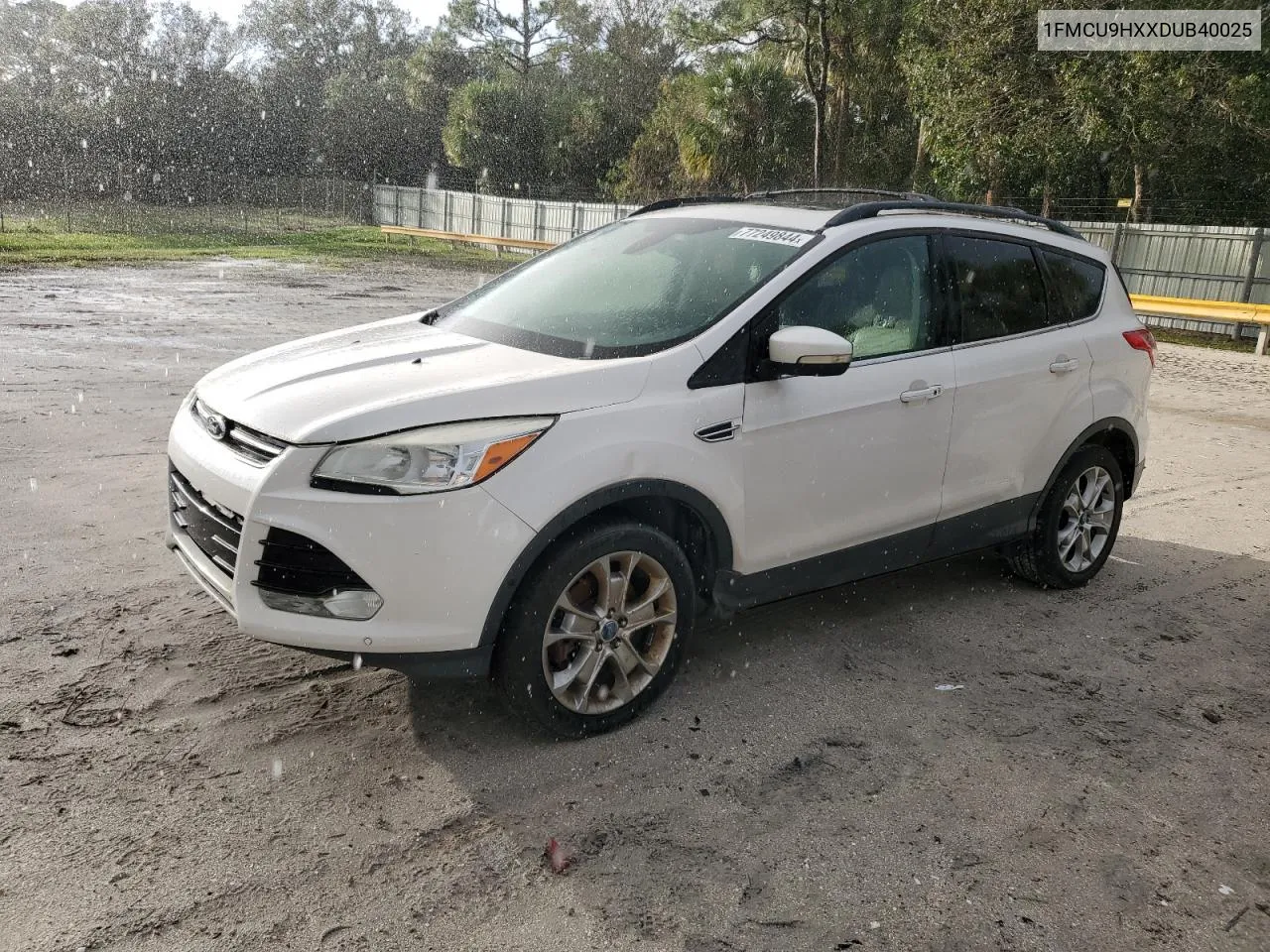 2013 Ford Escape Sel VIN: 1FMCU9HXXDUB40025 Lot: 77249844