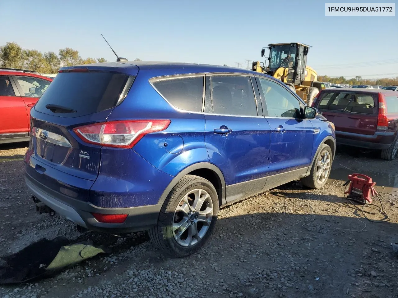 2013 Ford Escape Sel VIN: 1FMCU9H95DUA51772 Lot: 77367484