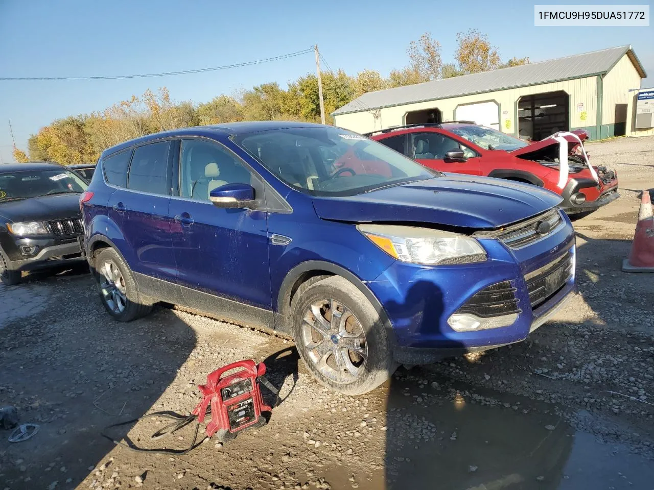 2013 Ford Escape Sel VIN: 1FMCU9H95DUA51772 Lot: 77367484